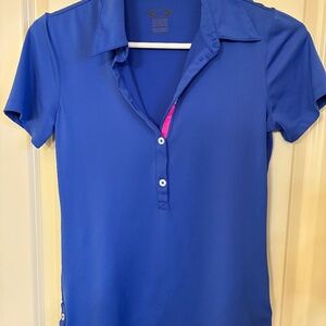 Oakley golf polo purple XS